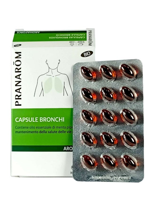 PRANAROM Pranarôm Aromaforce Organic Bronchial Capsules 30 Capsules - Image 3